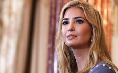 Ivanka Trump durante la ceremonia del Informe de Trata de Personas de 2017 en el Departamento de Estado, el pasado 27 de junio en Washington.