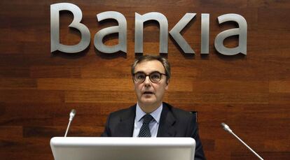 José Sevilla, consejero delegado de Bankia, explica el plan para los pequeños inversores