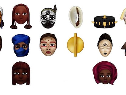 Emoticonos africanos del proyecto Zouzoukwa.