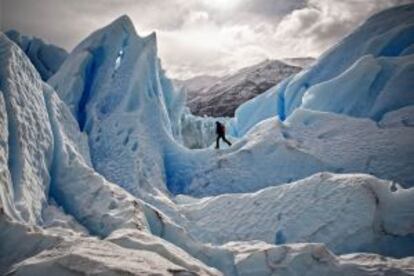 Glaciar en la Patagonia argentina.