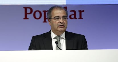 El presidente del Banco Popular, Ángel Ron.