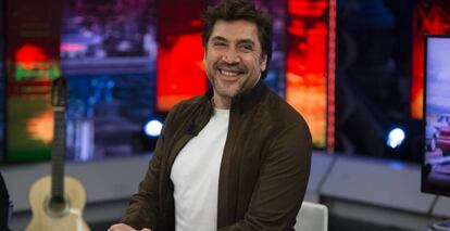 Javier Bardem durante su visita a 'El Hormiguero'.