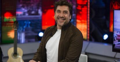 Javier Bardem durante su visita a &#039;El Hormiguero&#039;.