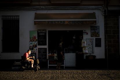 Atardecer en las calles de Cádiz.