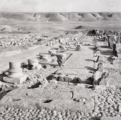  Excavations at a temple in the Hellenic city of Ai-Khanoum, in the Takhar Province of Afghanistan. Undated image