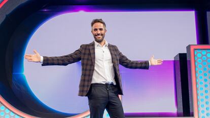 Roberto Leal, durante la presentación de 'Operacion Triunfo', en Barcelona.