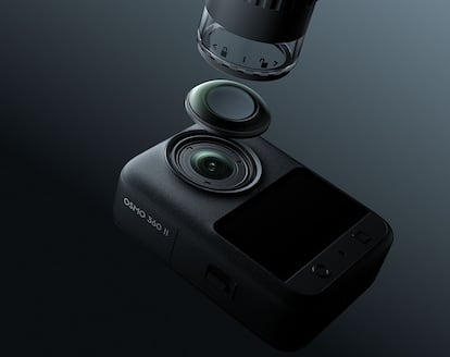 Cambio de objetivo en la DJI Osmo 360 II