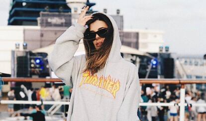 Dulceida, durante su último crucero, en una foto publicada en su Instagram.