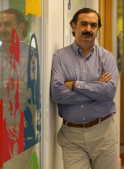 Luis Collado, en la sede madrileña de Google.