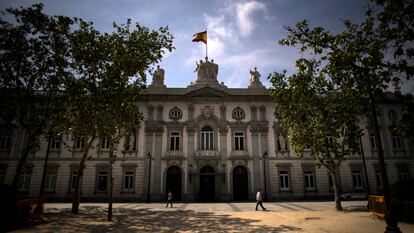 Fachada del Tribunal Supremo, en Madrid.