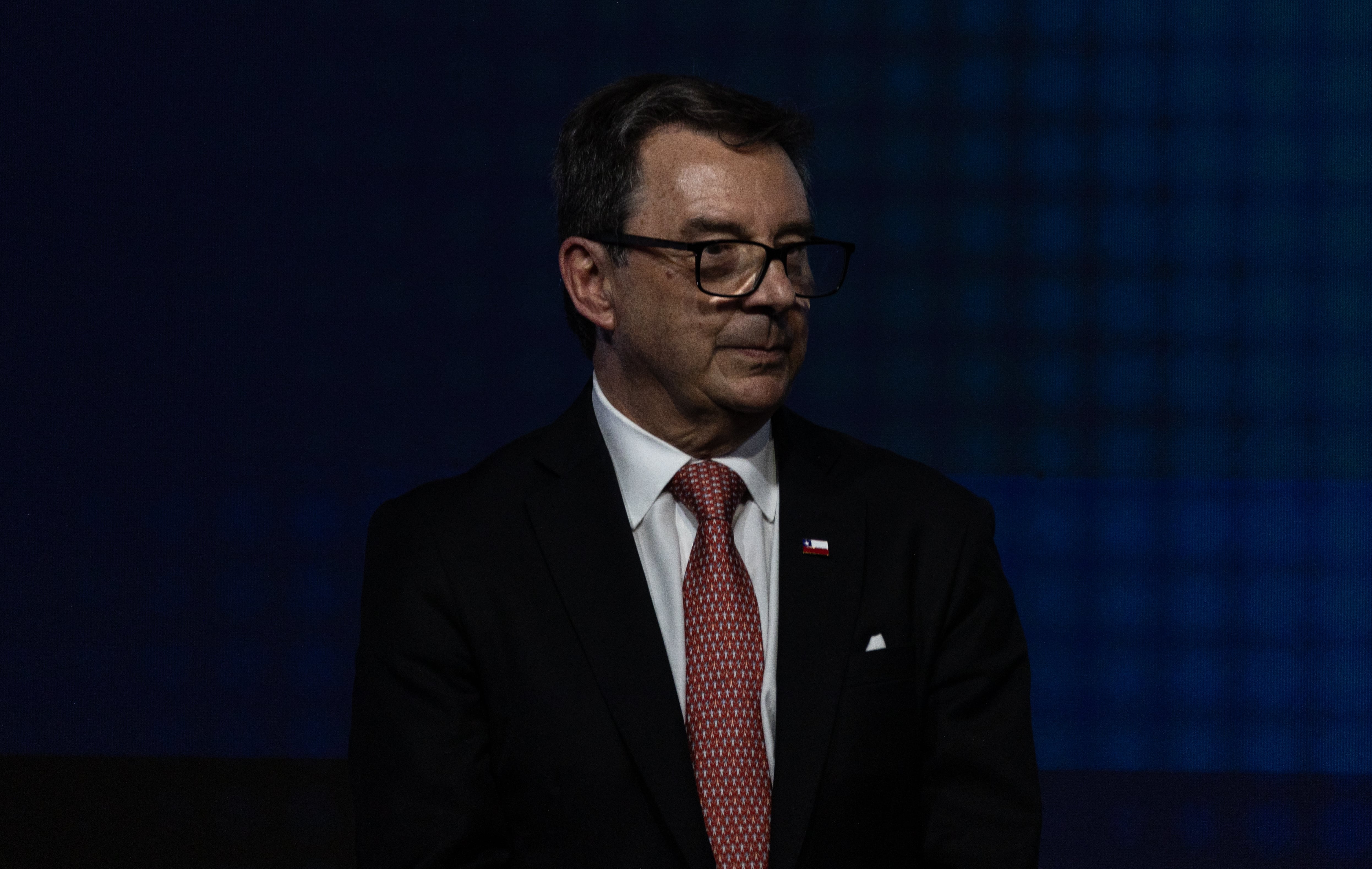 Fernando Barros, Ministro de Defensa del gabinete de José Antonio Kast, en Santiago, el 20 de enero.