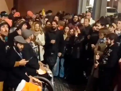 Chirigota 'Intocables' del Carnaval de Cádiz, en una vídeo de 'X', antes Twitter.