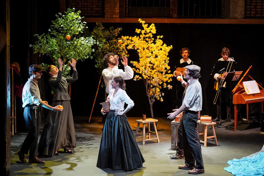 La obra de teatro 'Más acá de los romances', de Antonio Castillo Algarra, en una imagen extraída de su dossier.