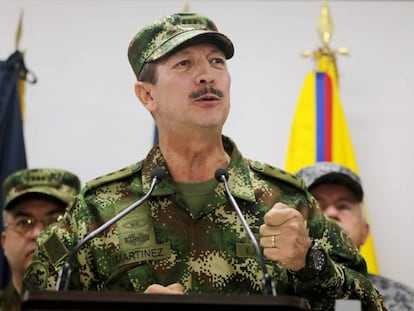 El excomandante del Ejército colombiano, Nicacio Martínez