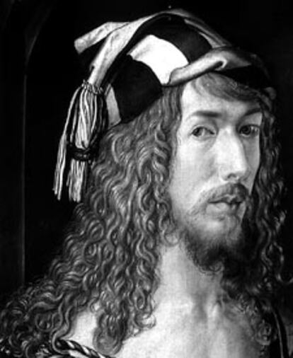 Autorretrato de Durero de 1498, procedente del Museo del Prado.