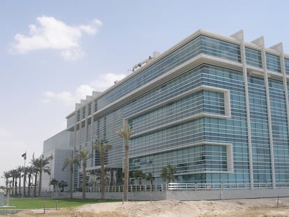 Edificio de Masdar City, en Abu Dabi, donde está instalada la ingeniería Sener.