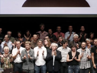 Acto de presentación de la nueva coalición.