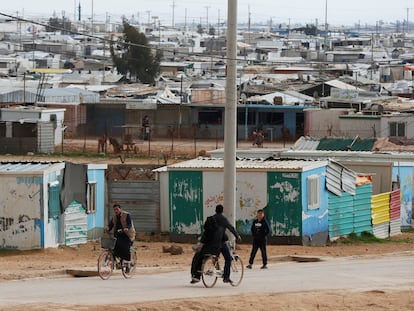 Refugiados sirios en el campo de Zaatari, en Jordania, en febrero de 2020.