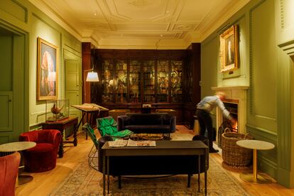 Salón de té de Hadspen House.