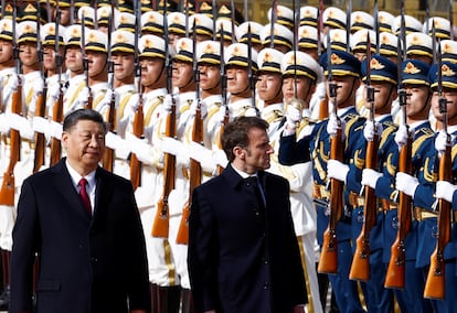Macron Xi Jinping