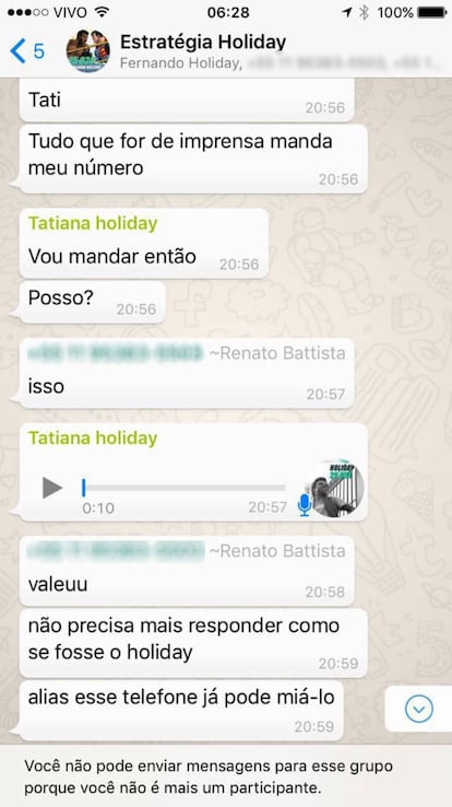 Diálogos entre Tatiane Carvalho e correligionários da campanha do democrata; “eleitora” responsável por pagamento de cabos eleitorais tinha mais atributos na campanha do que parlamentar fez parecer.