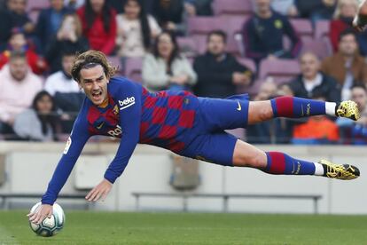 Antoine Griezmann, durante el partido. 