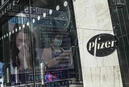 Sede de Pfizer en Nueva York. 