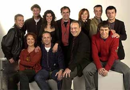 Protagonistas de la serie de Tele 5 <I>El Comisario</I>