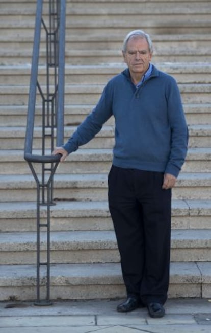 Javier García-Villoslada, presidente de Cruz Roja de Andalucía, en Linares (Jaén).