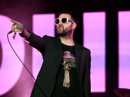 Un momento del concierto de Kasabian en el FIB.