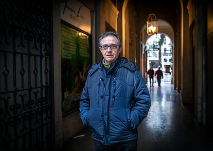 Vicente Cortés, víctima en los años sesenta, cuando contó públicamente en este periódico en 2022 que había sufrido abusos en por un sacerdote en Higueruelas (Valencia).