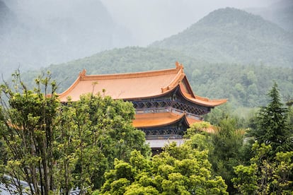 Las montañas de Weibaoshan.