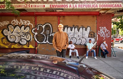 Rita Indiana, en Washington Heights, su barrio de Nueva York.