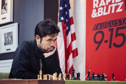Hikaru Nakamura en su ciudad de residencia, San Luis (Misuri, EEUU), durante la Copa Sinquefield 2019