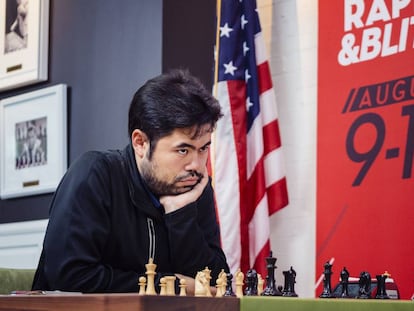 Hikaru Nakamura en su ciudad de residencia, San Luis (Misuri, EEUU), durante la Copa Sinquefield 2019