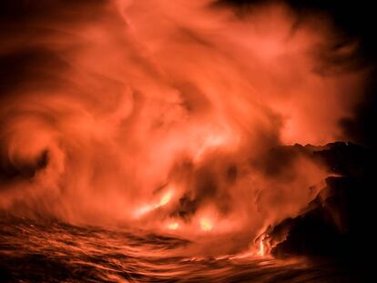 La última erupción del Kilauea: lava, roca y mar en Hawái