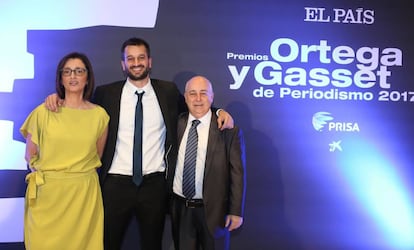 De izquierda a derecha, María Jesús Ibáñez, Guillem Sànchez y Jesús González Albalat.