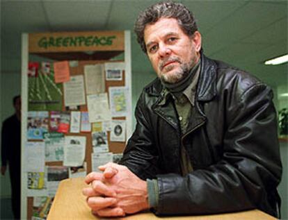 Paulo Adario, coordinador de la campaña Amazonas, en la sede de Greenpeace en Madrid.