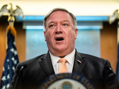 El secretario de Estado estadounidense, Mike Pompeo.