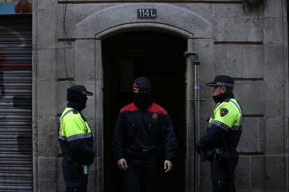 Cop policial contra el tràfic de metamfetamines a Barcelona.