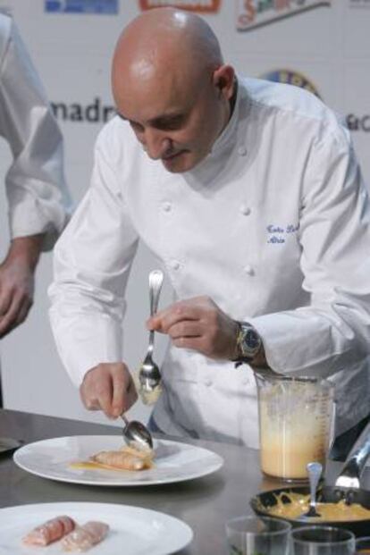 El cocinero Toño Pérez durante su participación en Madrifusion. EFE/Archivo