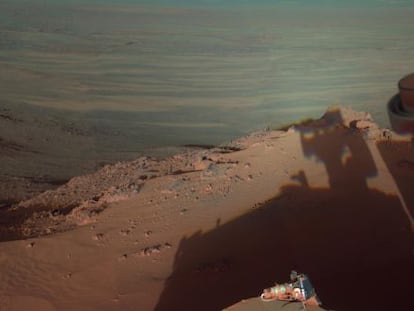 Marte fotografiado por Opportunity.