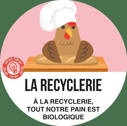 En la Recyclerie todo nuestro pan es bio