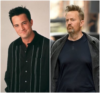 Aunque con una carrera no demasiado extensa en cine, el actor Matthew Perry, ahora de 50 años, supo aprovechar el tirón que su personaje Chandler Bing le dio en ‘Friends’. Ha aparecido en películas como ‘Falsas apariencias’, ‘Solo los tontos se enamoran’ o ‘Tango para tres’, entre otras, dio el salto a la dirección y producción y también continuó su carrera en el teatro. Aunque fue con la sitcom ‘La extraña pareja’, que duró hasta 2017, con la que volvió a saborear el éxito. Sin embargo, más que sus trabajos en cine o televisión, han sido sus adicciones —y la honestidad con la que siempre ha hablado de ello— lo que ha devuelto a Perry a la actualidad en más de una ocasión. Tuvo muchos problemas con el alcohol, y con los barbitúricos, que le hicieron ingresar en varias ocasiones en centros de desintoxicación. “Recuperar la sobriedad es algo realmente duro de conseguir. Soy un alcohólico victorioso”, subrayó en 2015. Antes, ya había confesado los años difíciles que pasó durante el éxito de ‘Friends’. “No recuerdo tres años de ‘Friends’. Durante ese tiempo, entre la tercera y la sexta temporada, estuve un poco ido. Fueron unos años difíciles". El año pasado, estuvo más de tres meses ingresado por complicaciones tras una perforación gastrointestinal.