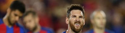 Messi, decepcionado, tras el final de la Liga.
