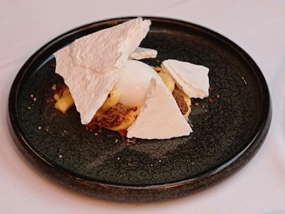 Tarta de limón de Brasserie Lafayette, en una imagen proporcionada por el restaurante.