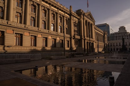 La sede de la Corte Suprema en Santiago (Chile), en 2023.