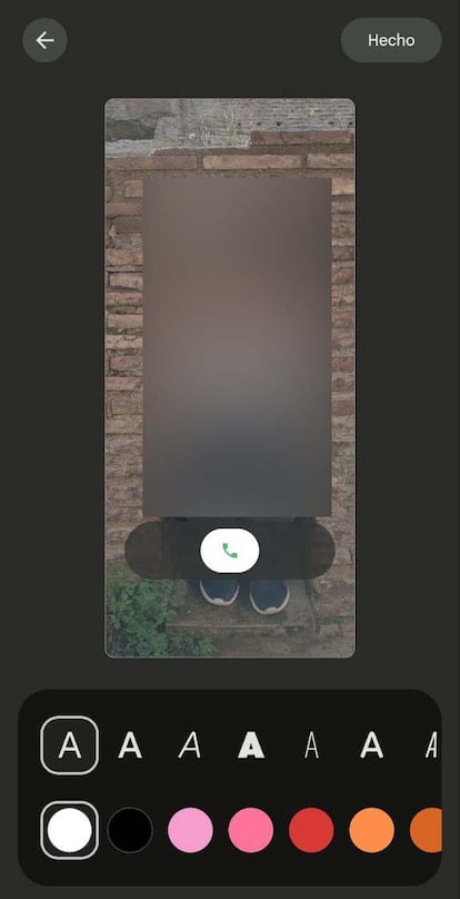 Opciones imagen Contactos de Google en los Pixel 10a