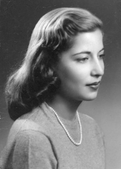 Ruth Bader, retratada durante seu último ano na Universidade de Cornell, em 1953.