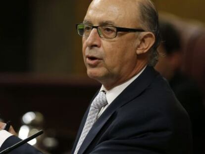 El ministro de Hacienda, Crist&oacute;bal Montoro.